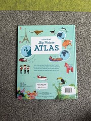 Usborne Big Picture Atlas kids 15 illustrated maps wildlife oceans landmarks