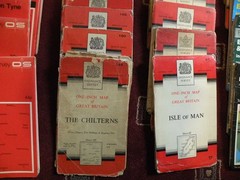 96 Ordnance Survey Maps 1:50000, 1:63360, One Inch, Seventh Series and Others