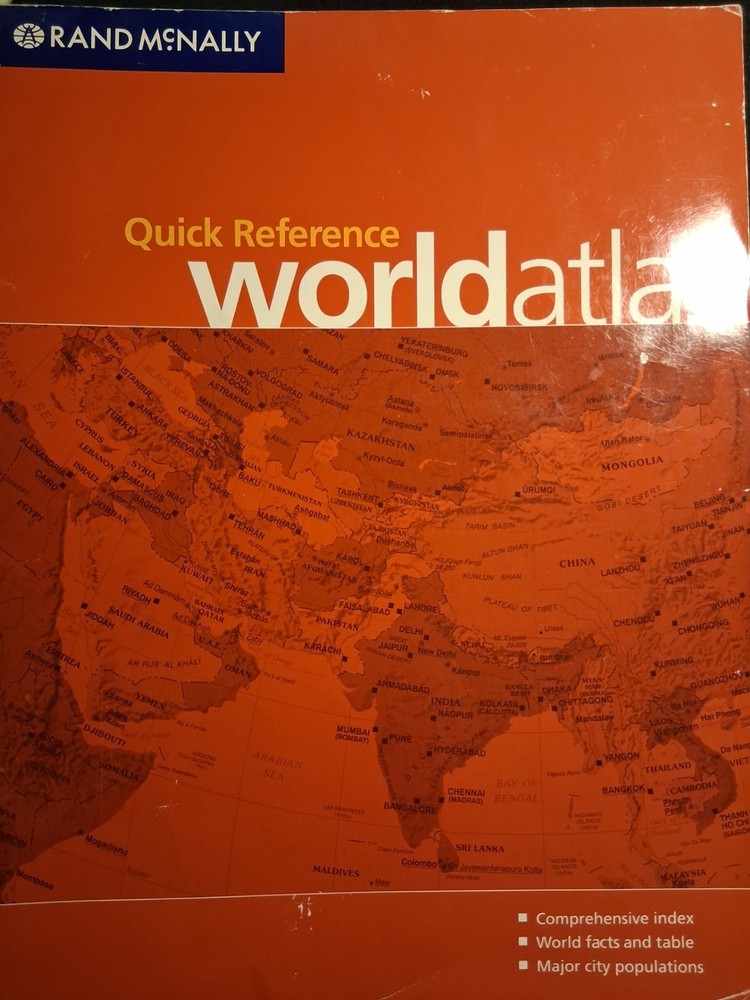 Atlas Quick Reference World Atlas by Reference Atlas Staff (2004, Trade Paperbac
