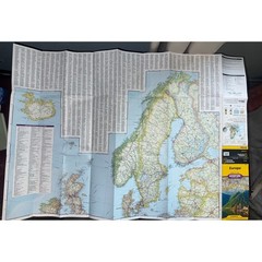 National Geographic Europe Adventure Map & Lonely Planet Europe Planning Map Set