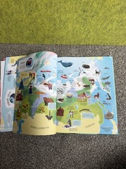 Usborne Big Picture Atlas kids 15 illustrated maps wildlife oceans landmarks