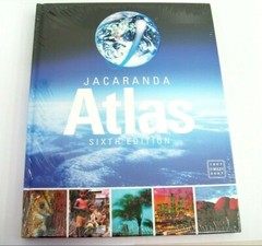 JACARANDA WORLD ATLAS GEOGRAPHY CHILDRENS REFERENCE BOOK 6TH EDITION SIXTH CD
