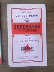 Vintage Kent Maps & Street Plans Job Lot Sevenoaks Bromley A-Z BMC Atlas 1950s +