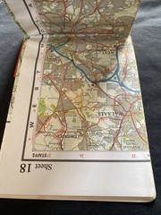 Vale of Severn & Radnor Forest Bartholomew National Map 1:100 Sc #18 (1260)