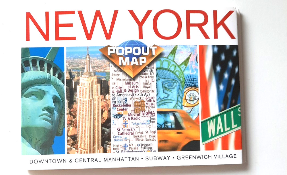 New York – POP OUT MAPS..TOURIST MAPS 2002 ..as NEW