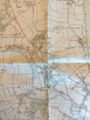 1988 Ordnance Survey Pathfinder Map 1136 SU 49/59 Abingdon (incl Dorchester )