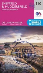 Sheffield & Huddersfield, Glossop & Holmfirth (Map) OS Landranger Active Map