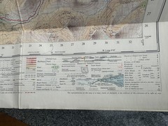 Lorn & Lochaber (iOban & Ben Nevis) ORDNANCE SURVEY TOURIST MAP 1961/1963 cloth