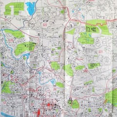 Geographia Large Scale Colour Street Plan: Greater Glasgow.