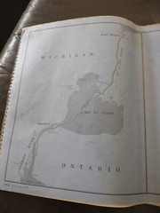 VTG NOAA Sailing Chart Book Detroit River Lake St Clair River Maps 1979 Sailing