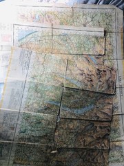 Map The Lakes some damage Vintage ra