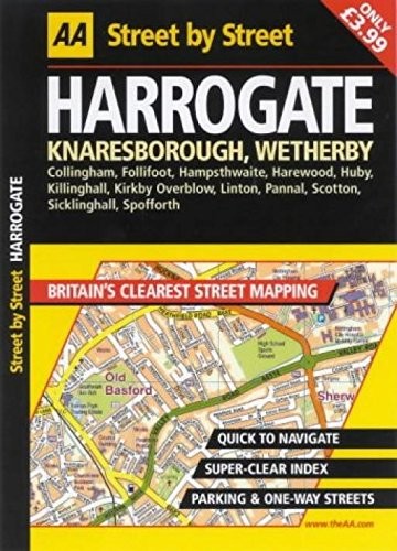 AA Street by Street Harrogate Paperback / softback Book The Fast Free Shipping