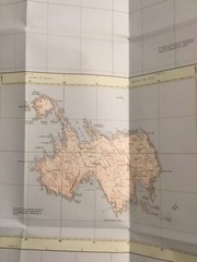 1988 Ordnance Survey Pathfinder Map 261 NM 38/48 Eigg , Muck and Rhum (South)