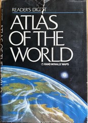Reader’s Digest Atlas of the World Rand McNally Maps HB DJ 1987