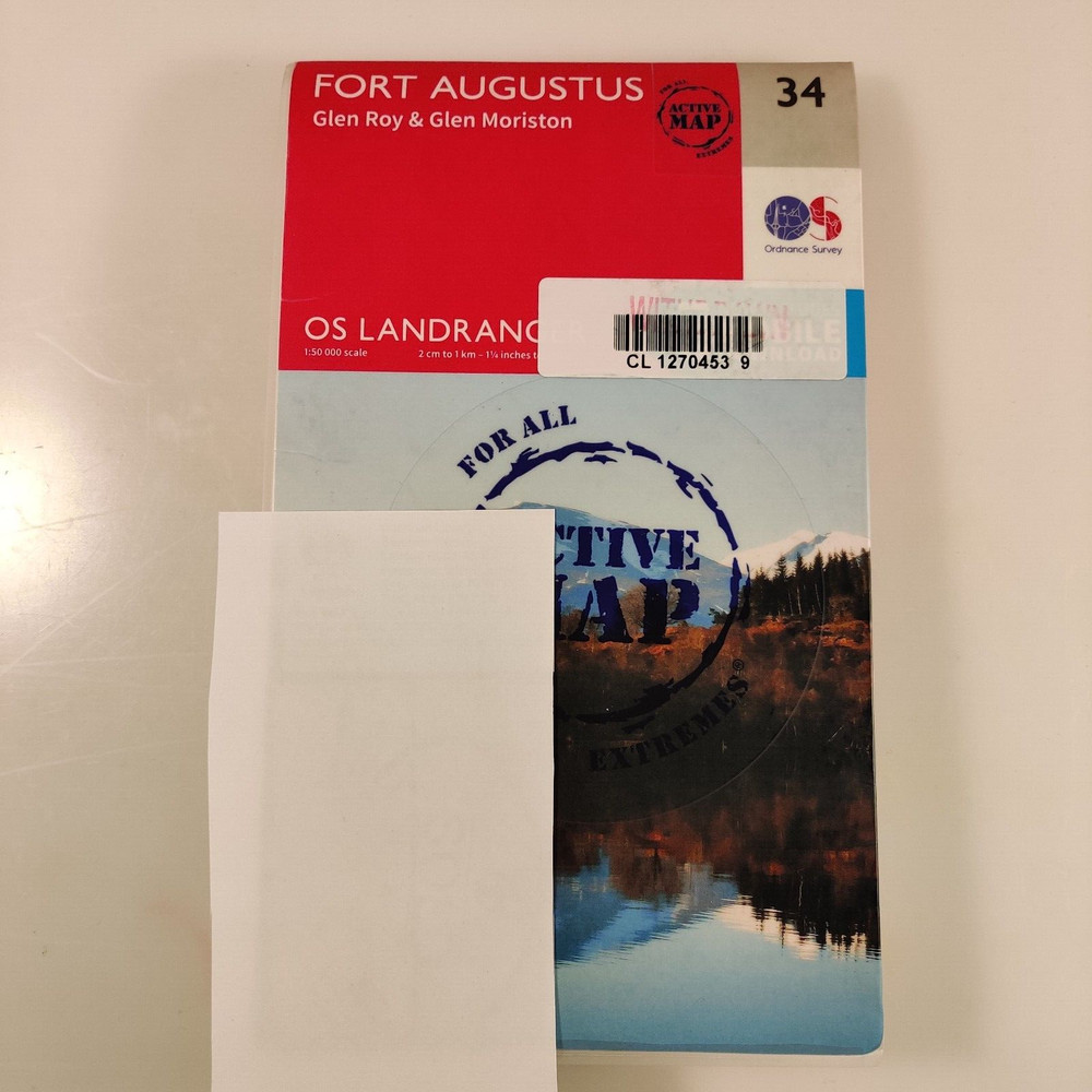 Fort Augustus, Glen Roy & Glen Moriston | Weatherproof | Ordnance Survey 34