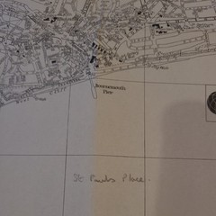 Geographia Bounemouth and Poole Detailed Street Plan Vintage Map