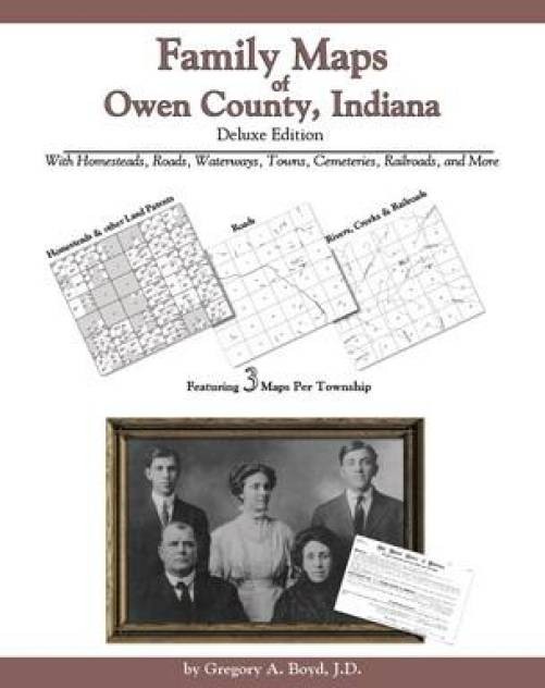 Genealogy Family Maps Owen County Indiana