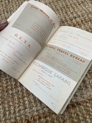 Vintage African Travel Book Hotels And Boarding Houses Lourenco Marques 1960