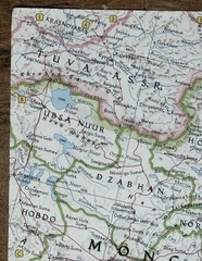 National Geographical maps (2) China, and Vietnam, 1960s vintage