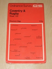 ORDNANCE SURVEY SHEET MAP COVENTRY & RUGBY SHEET 132 VGC NO RIPS TEARS