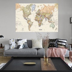 150x100cm Retro World Map Large Wall Poster Prints Office Home Art Decor