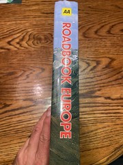 AA Roadbook Europe Guide Book English 1984 Road Maps 1:3,000,000