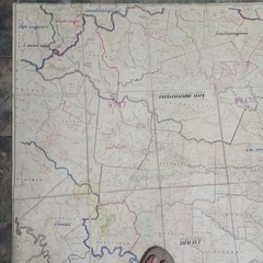Queensland Pastoral Stations Government Survey Map Southern Central West 1970 ‘