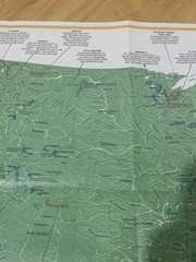 1977 National Geographic Wild & Scenic Rivers Map Poster USA River Systems