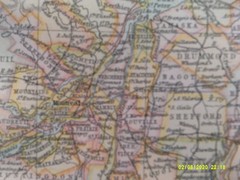 Antique Map. PROVINCE of QUEBEC. c1900. VG