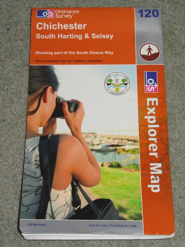 OS Ordnance Survey Explorer maps – South England & Wales – sheets 120-256 – vgc