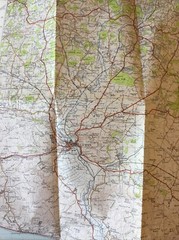 1946 Ordnance Survey One Inch Popular Edition Map 183 Eastbourne (incl Lewes )