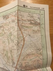 1981 Ordnance Survey Pathfinder Map 1197 ST 25/35 Brent Knoll (incl Brean )