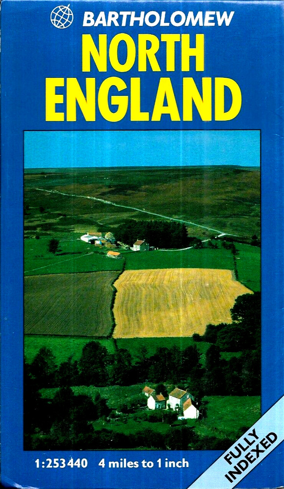 Bartholomew NORTH ENGLAND folding map