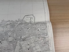 Ordnance Survey Map Edinburgh Granton 1955 6 Inch NT 27 NW Sheet 1:10560 Vintage