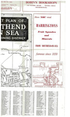 SOUTHEND Street plan with index – by Barnett’s circa 1960