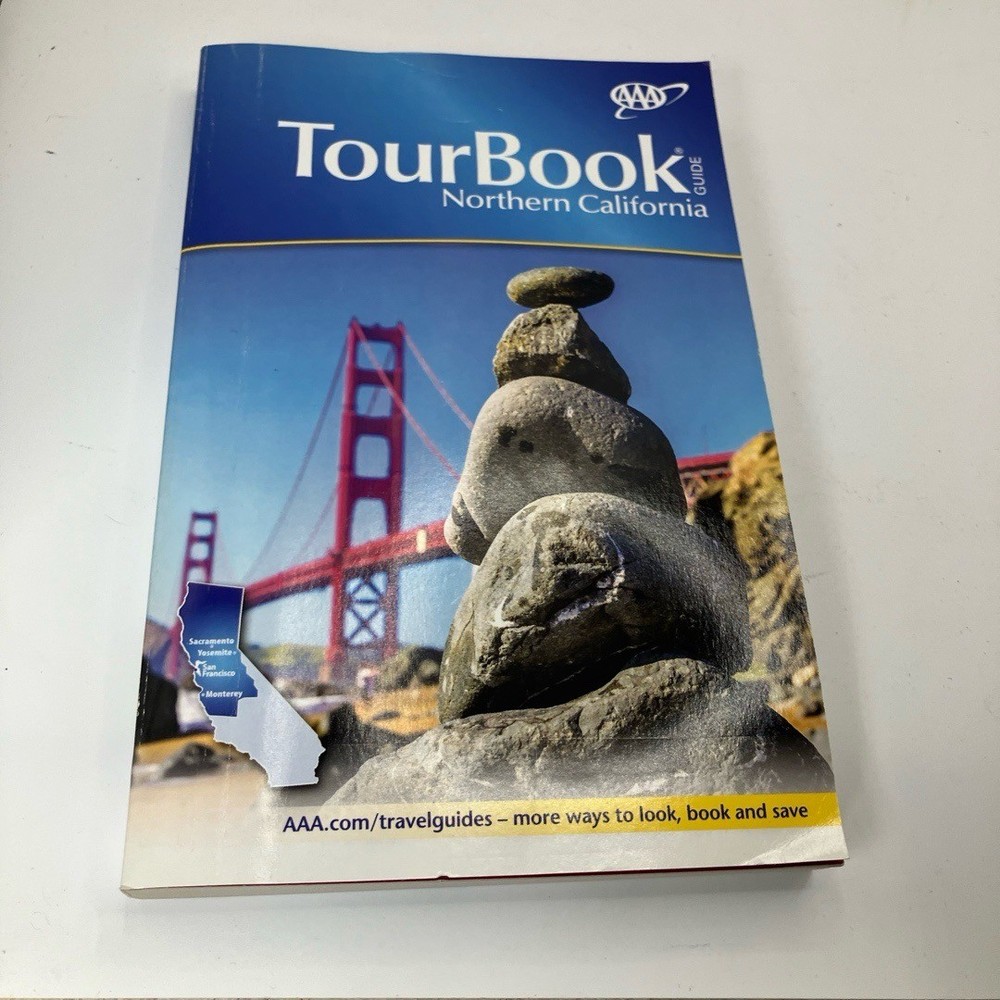 AAA Northern California TourBook Travel Guide Multicolor Trip Planning Road trip