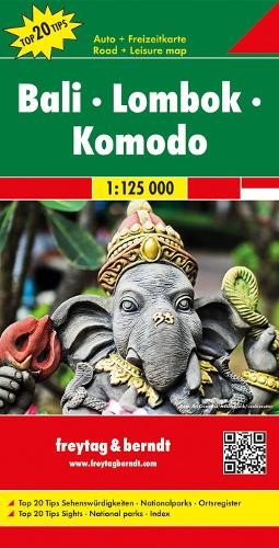 Freytag-Berndt Bali – Lombok – Komodo, Automap 1:125.000, Top (Map) (UK IMPORT)