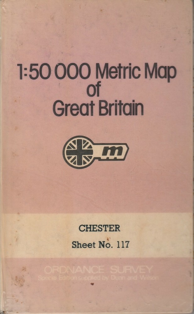 Ordnance Survey Map Chester Sheet 117 1st Series 1:50000 1974