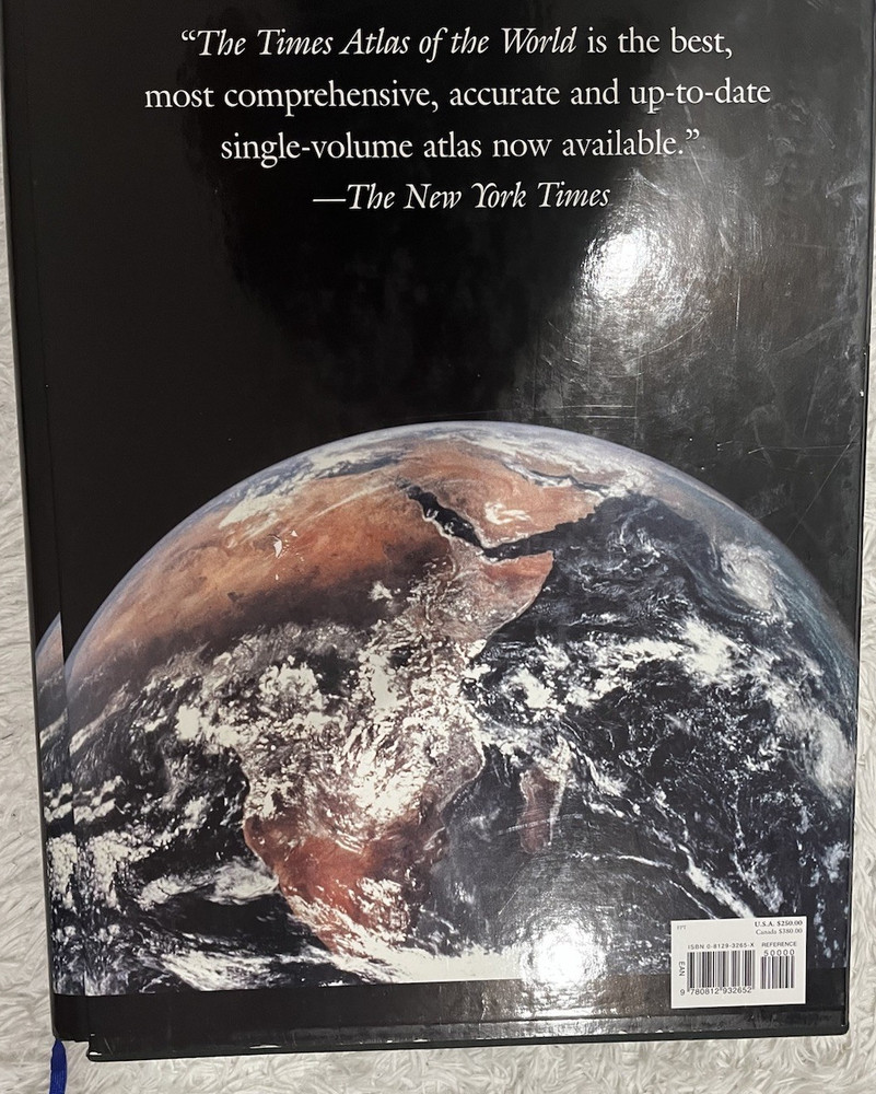 The Times Atlas of the World Tenth Comprehensive Edition Book World Atlas