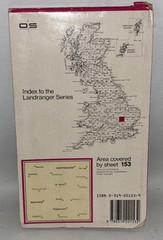 Ordnance Survey Landranger Map – Bedford & Huntingdon – Sheet 153 – 1984