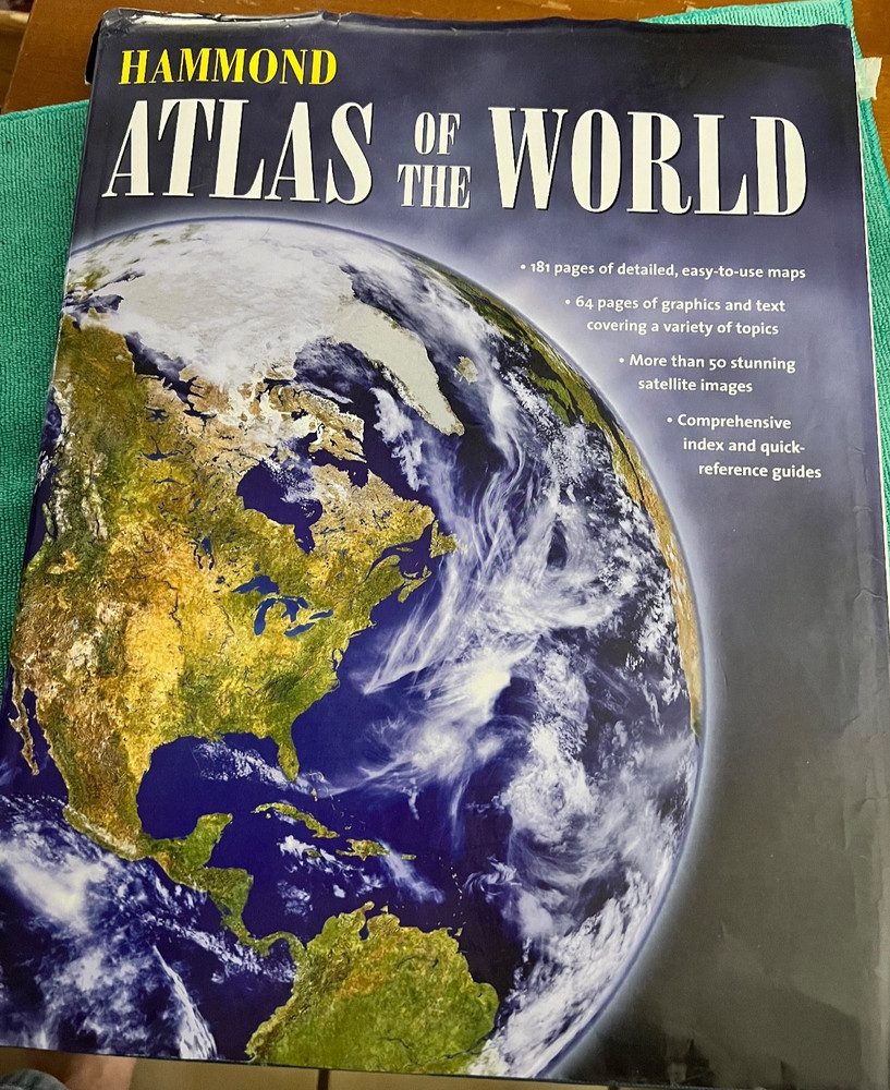 Hammond Atlas of the World by Hammond World Corporation 2003 HC/DJ Book