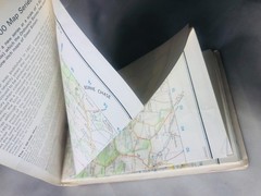 Map Bournemouth & Purbeck Ordnance Survey Vintage ra