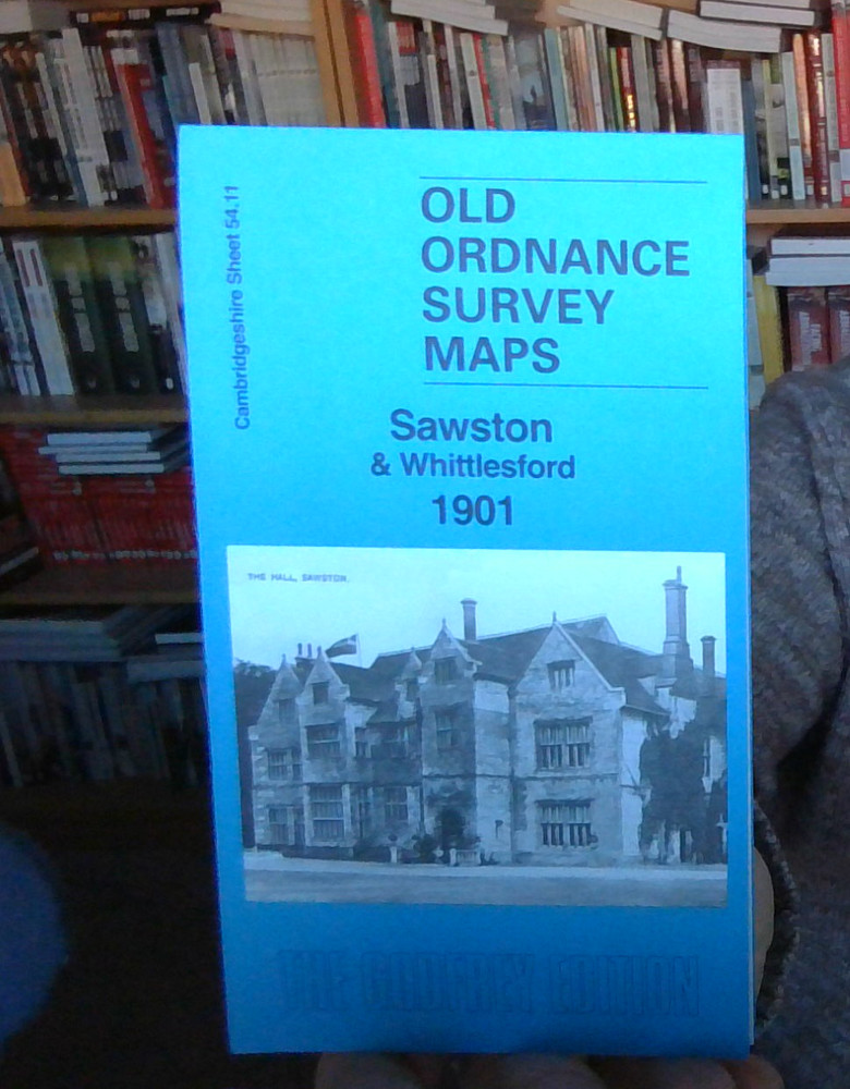 MAP OF Sawston & Whittlesford 1901 Cambridgeshire Sheet 54.11 by Tony Kirby NEW