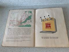 NEW ZEALAND ROAD MAP ATLAS SHELL OIL 1950s
