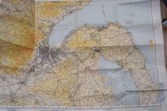 Vintage OS Northern Ireland Map ~ Belfast ~ Sheet 7 ~ Linen ~ 1953