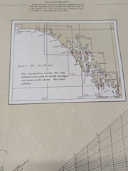 NOAA Chart 16016 Dixon Entrance Cape Elias Alaska 33in x 44in Map