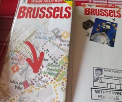 Vtg Belgium Travel Guide Books & Maps Bundle Brussels, Bruges, Ghent & Antwerp