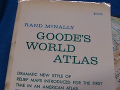 Vintage Rand McNally Goode’s World Atlas 12th Edition Revised 1968 Used