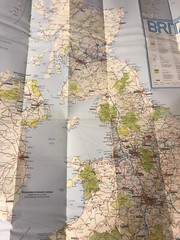 Bowmaker Financial Services 1982 Motoring Map Of Britain