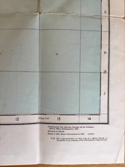 1933 Ordnance Survey One Inch Contoured Road Cloth Map 87 Ipswich (inc Aldeburgh